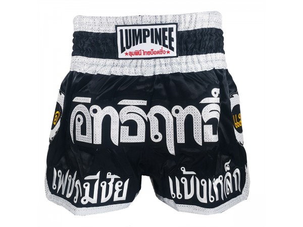 Lumpinee Thaiboxningsshorts Barn : LUM-002 Svart-K